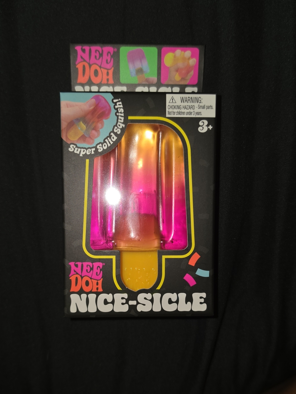 Nice-Sicle Popsicle Squishy Toy - Pink and Gold